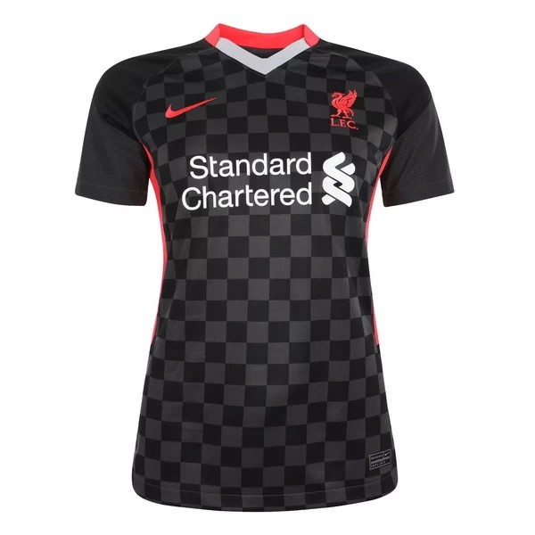 Camiseta Liverpool 3ª Mujer 2020-2021 Negro